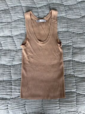 Zara ribbed tank top